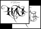 Ambigram tattoo