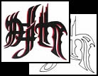 Ambigram tattoo