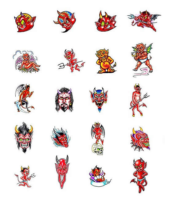Satan tattoo designs from Tattoo-Art.com