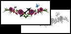 Anemone flower tattoo designs