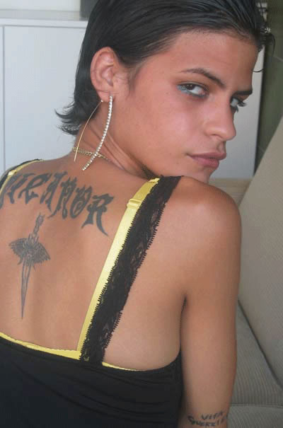 her tattoo