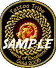 Tattoo Tribe Gold Award of Excellence
