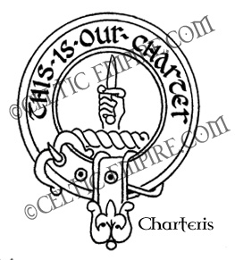 Charteris Clan badge
