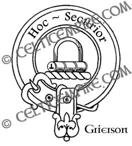 Grierson Clan badge