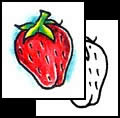 Strawberry tattoos and designs