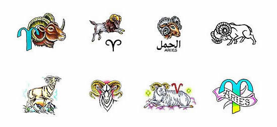 Amazon.com : Aries Horoscope Astrological Zodiac Sign Temporary Tattoo  Water Resistant Fake Body Art Set Collection - Dark Blue (One Sheet) :  Beauty & Personal Care