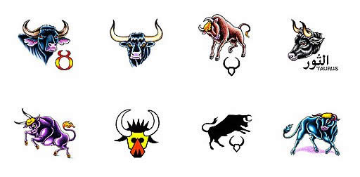 Taurus tattoo design ideas from Tattoo-Art.com