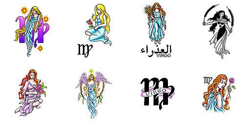 Virgo tattoo design ideas from Tattoo-Art.com
