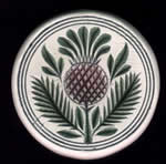 Scottish thistle design