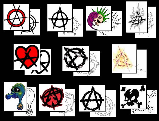 Anarchy tattoo designs