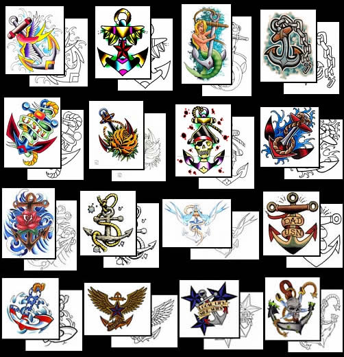 Anchor tattoo designs