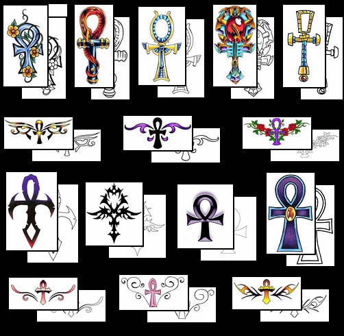 Ankh tattoo design meanings and ideas