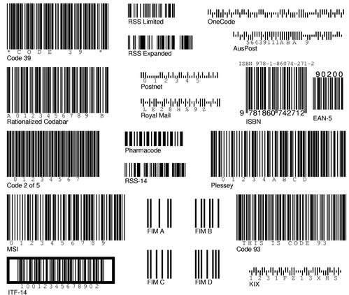 Different barcode tattoo ideas