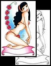Betty Page tattoos