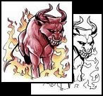 Bull tattoo designs available here