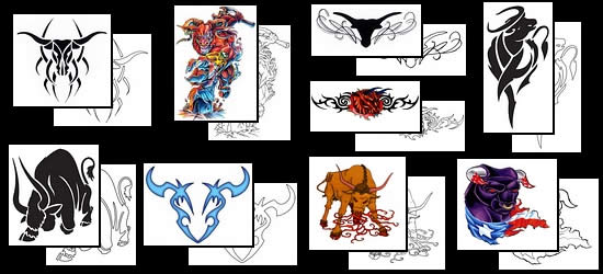 Bull tattoo design ideas