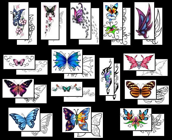 Butterfly tattoo design ideas