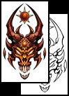 Demon tattoo design ideas