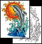 Dolphin tattoo designs