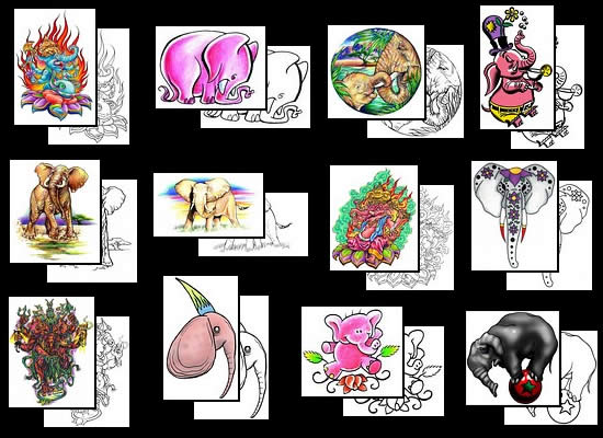 Get your Elephant tattoo design ideas here!