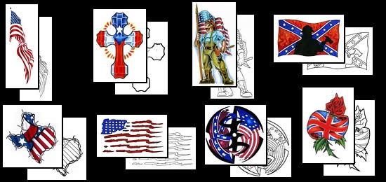 Get your Flag tattoo design ideas here!