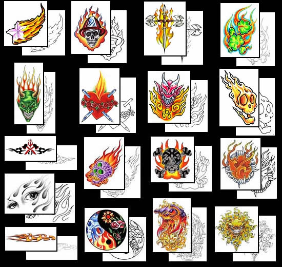 Get your Flame tattoo design ideas here!