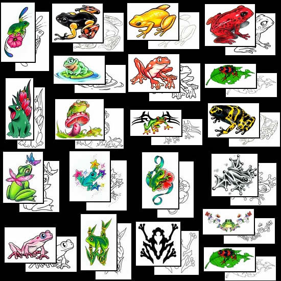 Get your Frog tattoo design ideas here!