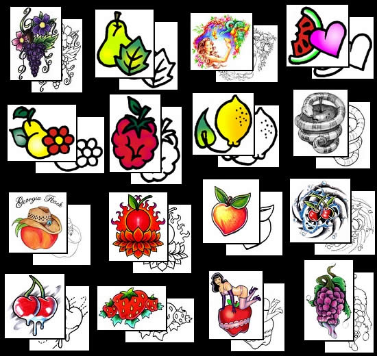 Get your Fruit tattoo design ideas here!