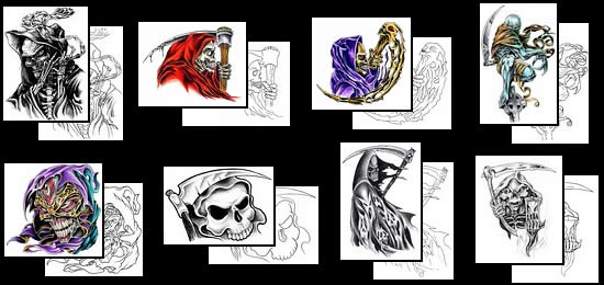 Get your Grim Reaper tattoo design ideas here!
