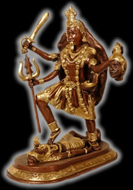 Kali sculpture