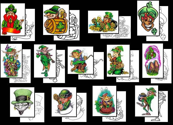 Get your leprechaun tattoo design ideas here!