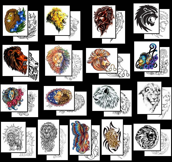 Get your Lion tattoo design ideas here!