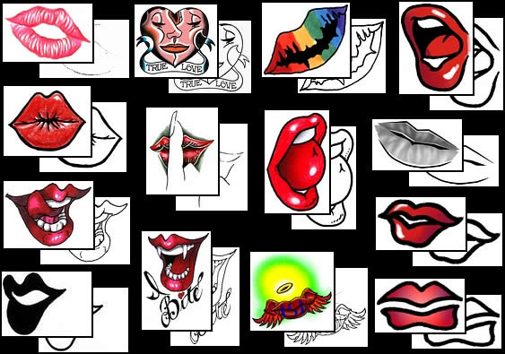 Get your Lip tattoo design ideas here!