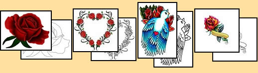 Rose tattoo meanings of love