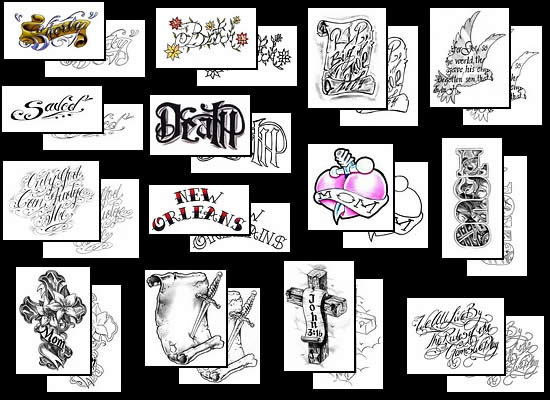 Get your Scripts & scrolls tattoo design ideas here!