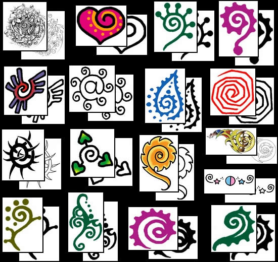Spiral tattoo design ideas