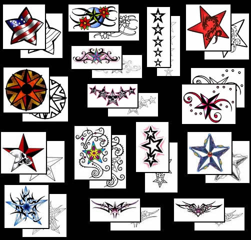 Star tattoo design ideas