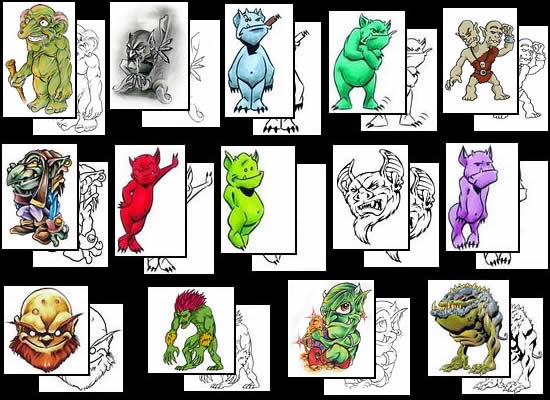 Get your Troll tattoo design ideas here!