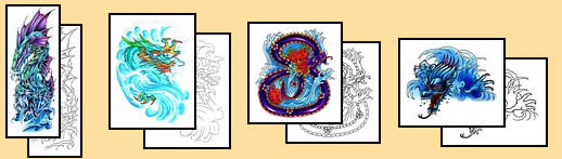 Water dragon tattoo design ideas