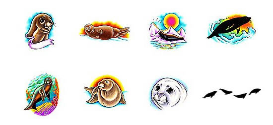 Seal tattoo design ideas from Tattoo-Art.com