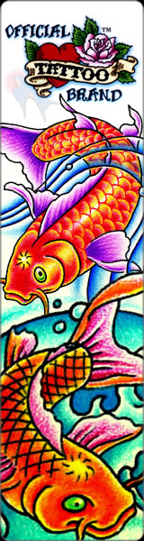 Koi fish tattoo designs by Tattoo-Art.com
