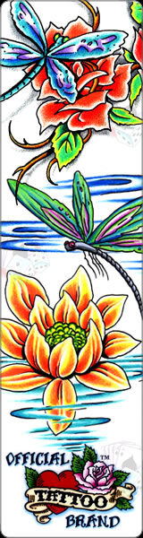 Flower tattoo designs by Tattoo-Art.com