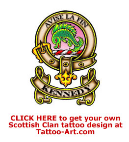 Kennedy Clan badge tattoos