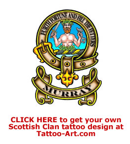 Murray Clan badge tattoos