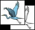 Heron tattoo meanings