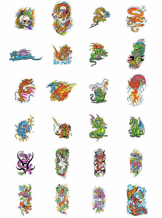 Dragon tattoo designs from Tattoo-Art.com