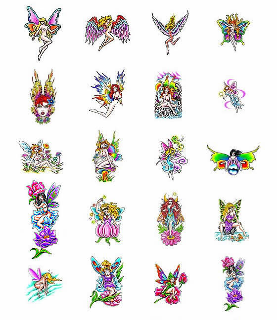 Fairy tattoo designs from Tattoo-Art.com