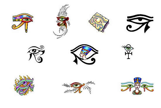 Eye of Horus tattoo designs from Tattoo-Art.com