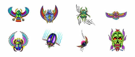 Scarab tattoo designs from Tattoo-Art.com