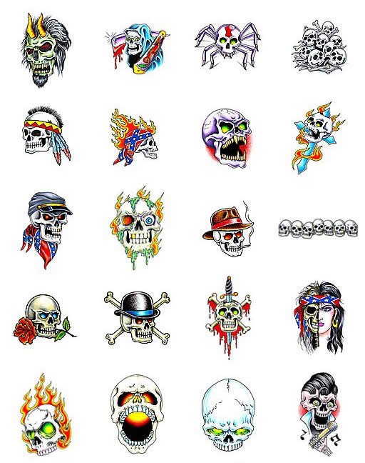 Skull tattoos - what do they mean? Skull Tattoos Designs & Symbols ...